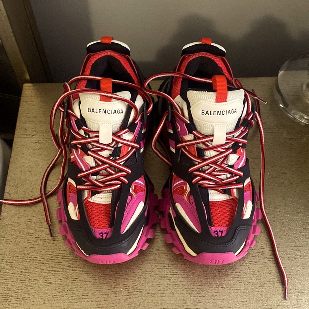 Balenciaga Track Sneaker Black/Pink/Red size 37